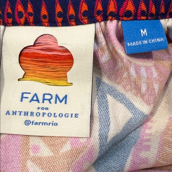 Farm Rio Cool Tropical Button Down Maxi Skirt Size Medium - Picture 12 of 15